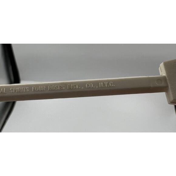 Vintage Lot Cocktail Stirrers Textured Four Roses Virginia Country Club Clear - Picture 5 of 9